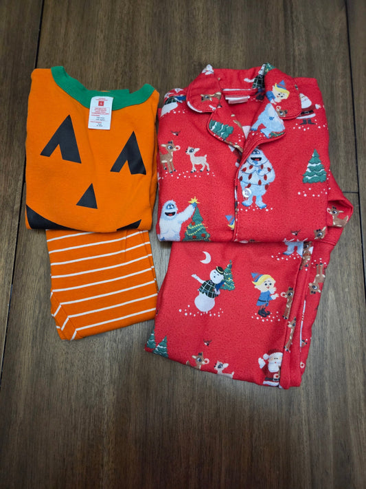 REDUCED Seller 184 Girls holiday pajamas size 4t
