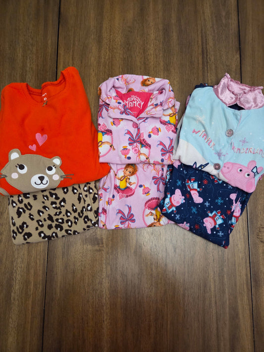 REDUCED Seller 184 Cozy and warm girls pajamas size 4t