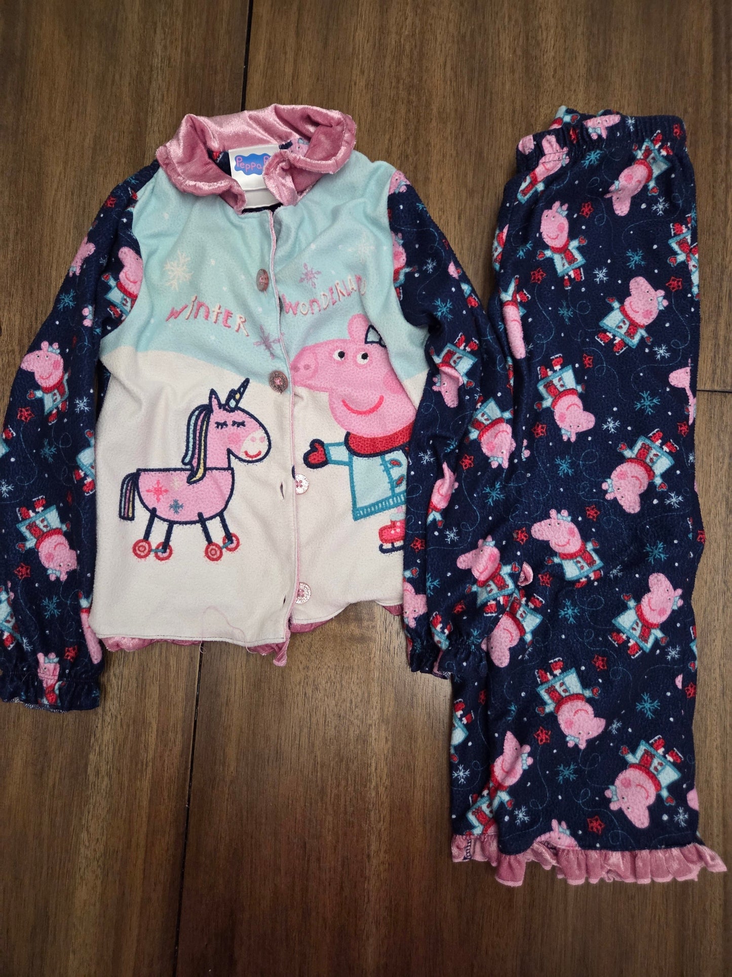 REDUCED Seller 184 Cozy and warm girls pajamas size 4t