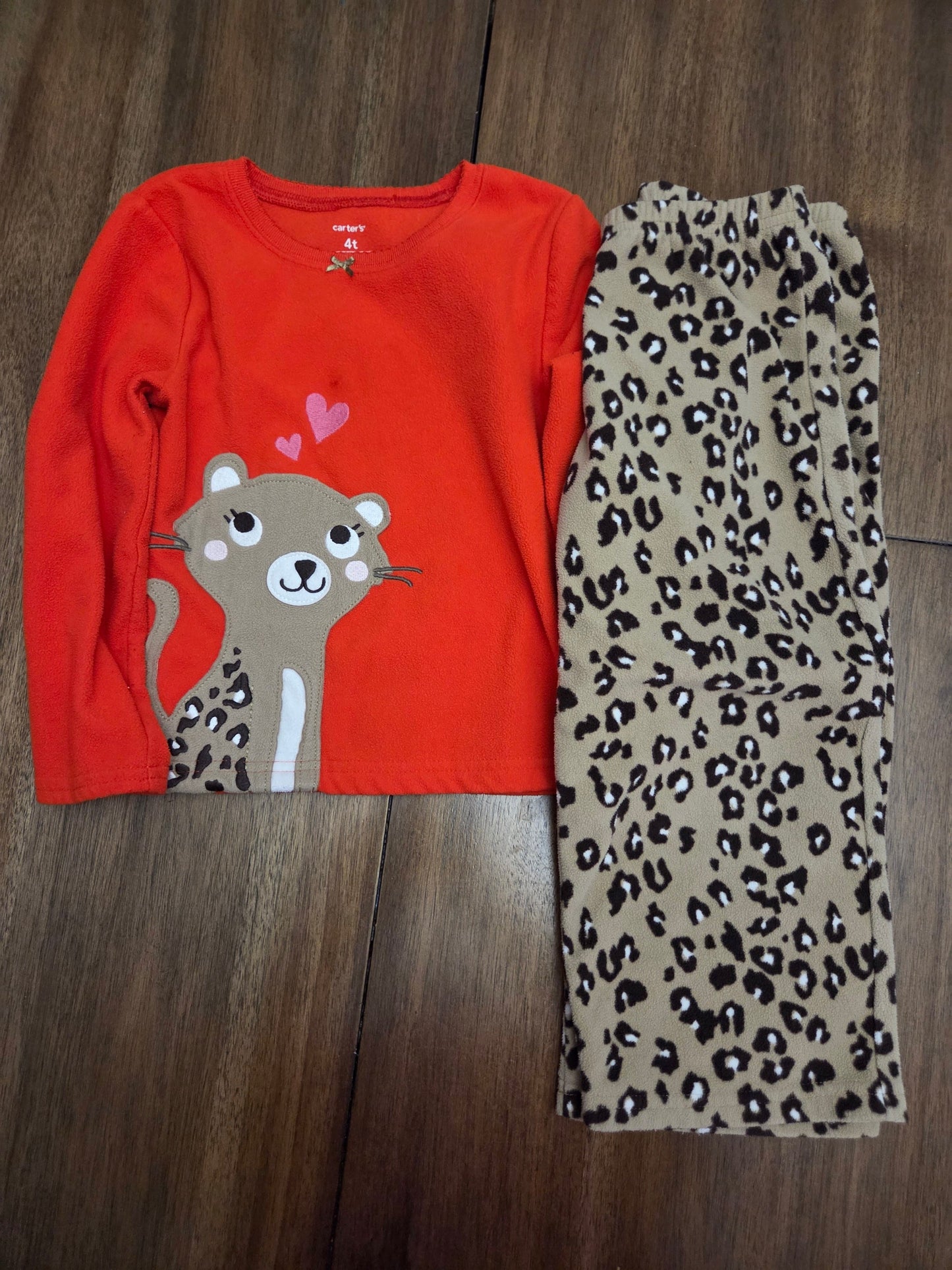 REDUCED Seller 184 Cozy and warm girls pajamas size 4t