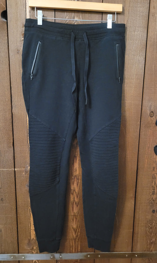 #109 Alo Yoga Lounge Moto Jogger Pants Women Size M