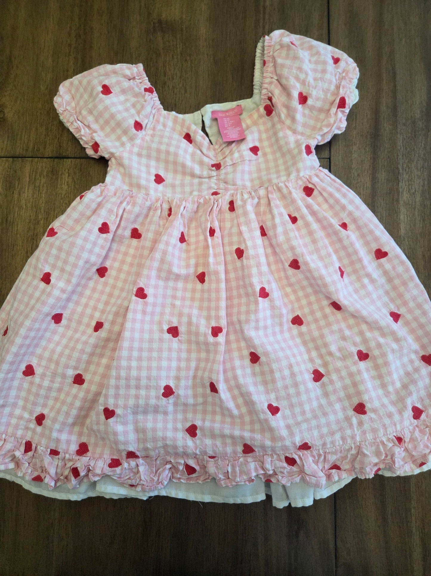 REDUCED Seller 184 Savanah bunny dress and Valentines day dress size 4T