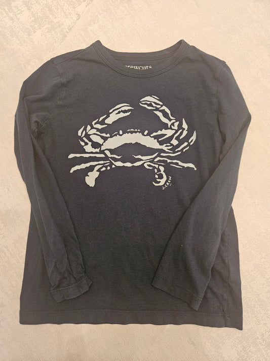 Seller #102 - Boys - Crewcuts Long Sleeve Crab Shirt - Size 6/7