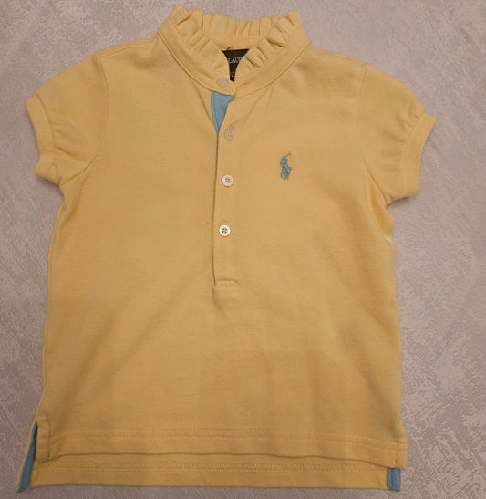 Seller #102 - Girls - Ralph Lauren Yellow Shirt - Size 2