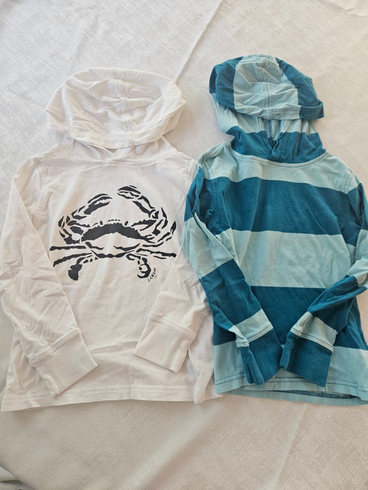 Seller #102 - Boys - Crewcuts Hooded Shirts Bundle - Size 4-5
