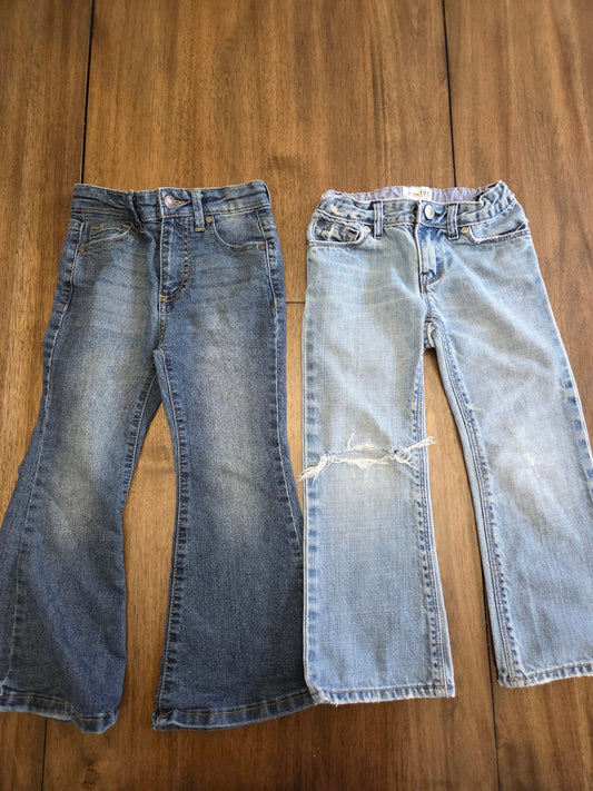 REDUCED Seller 184 girls flare gap and jessica simpson pants size 4