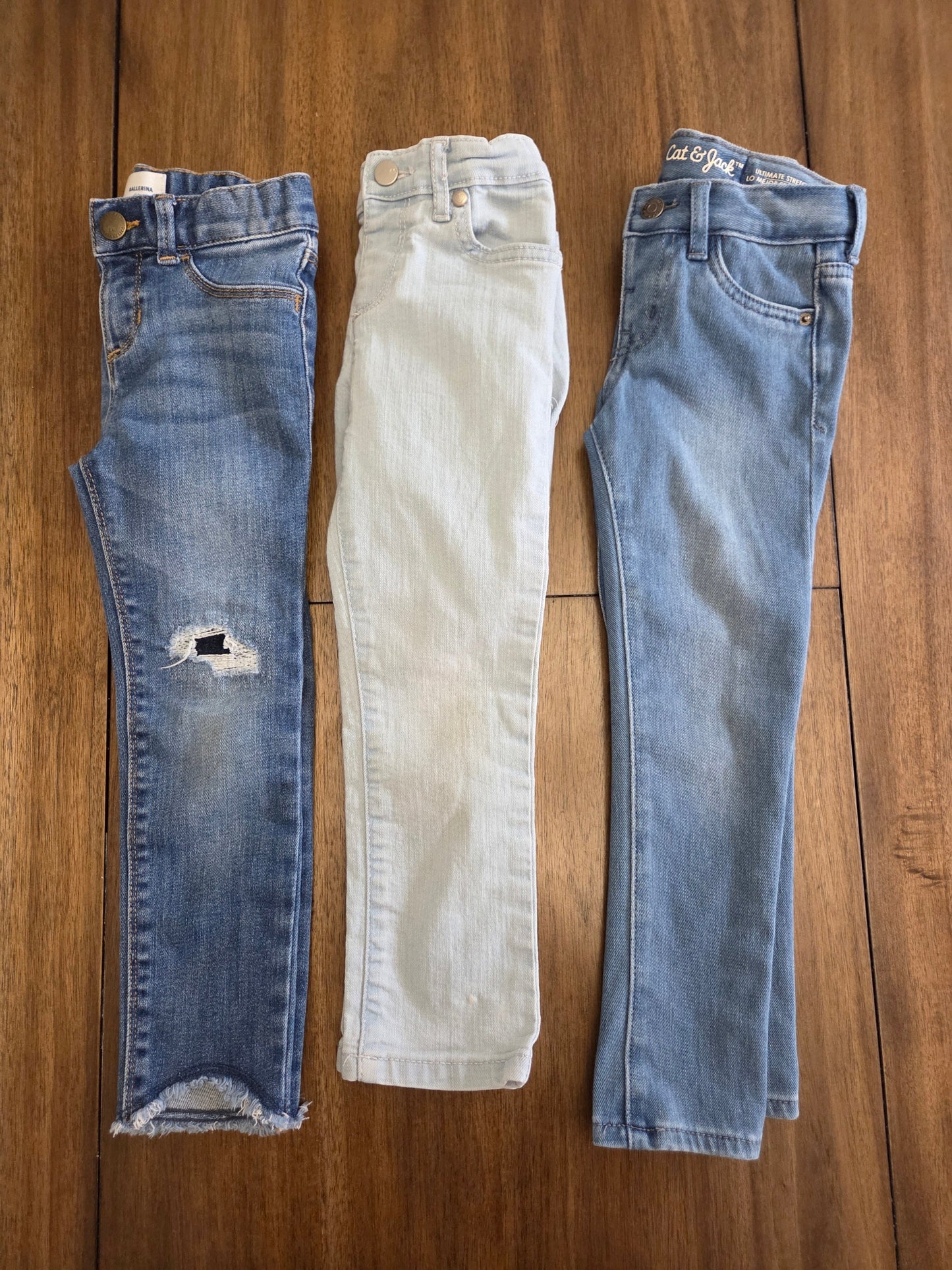 REDUCED Seller 184 girls straight leg jeans size 4