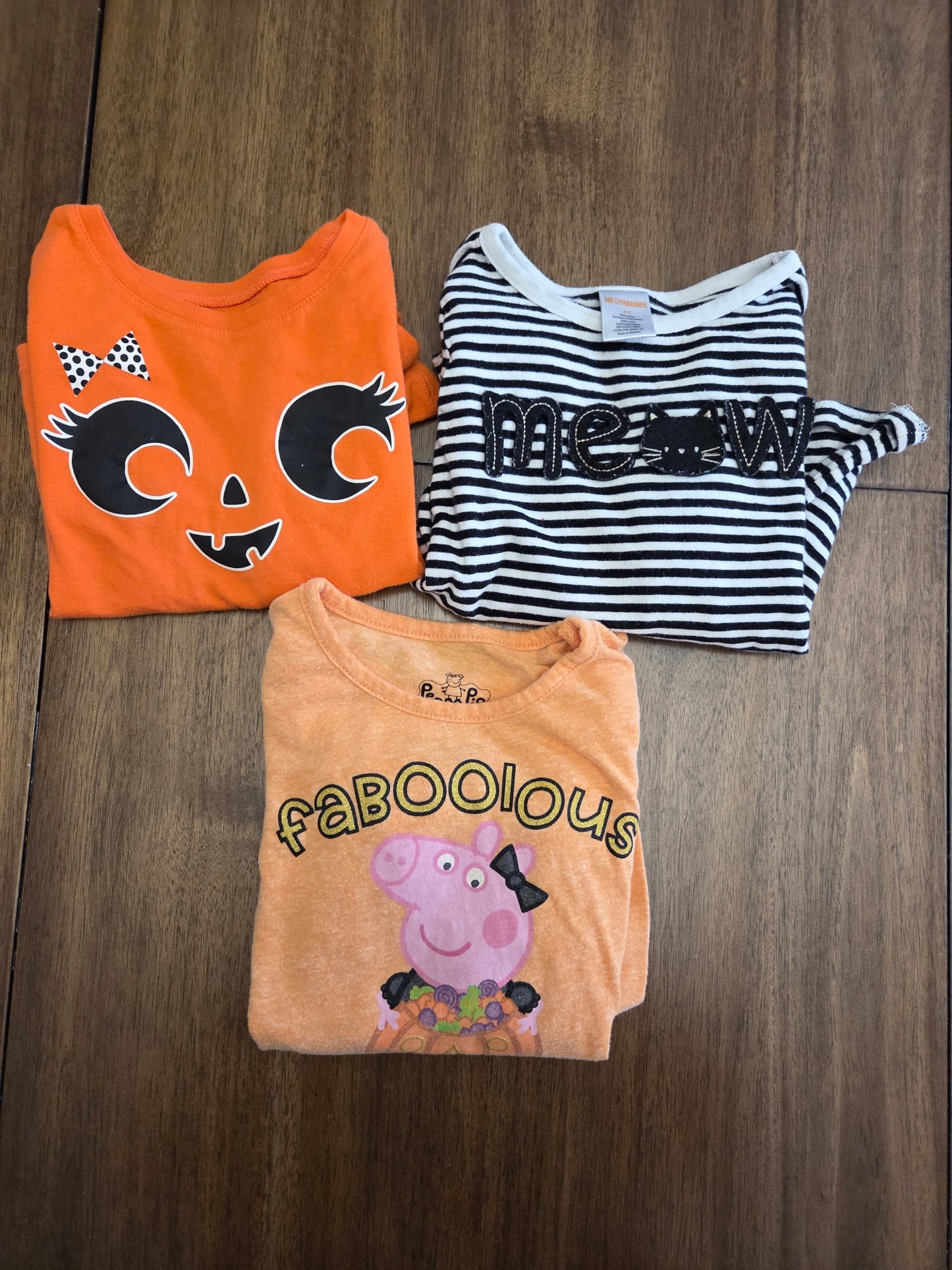 REDUCED Seller 184 halloween top bundle size 4t