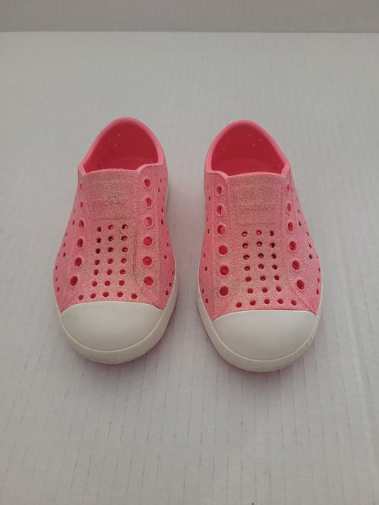 #109 Native Pink Sparkle Jeffersons Girls Size 7