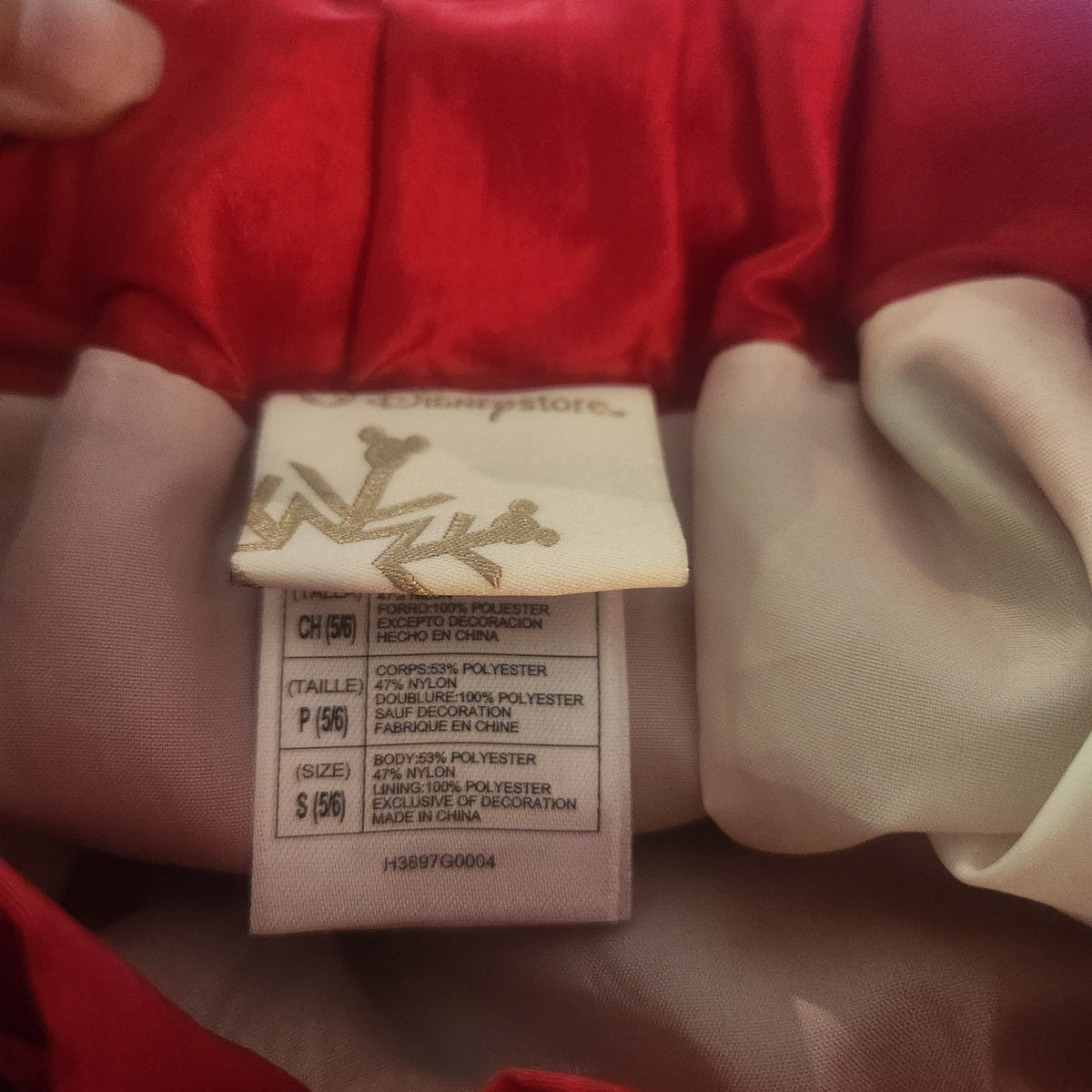 #167 The Disney Store 5/6 Minnie Mouse Holiday Skirt