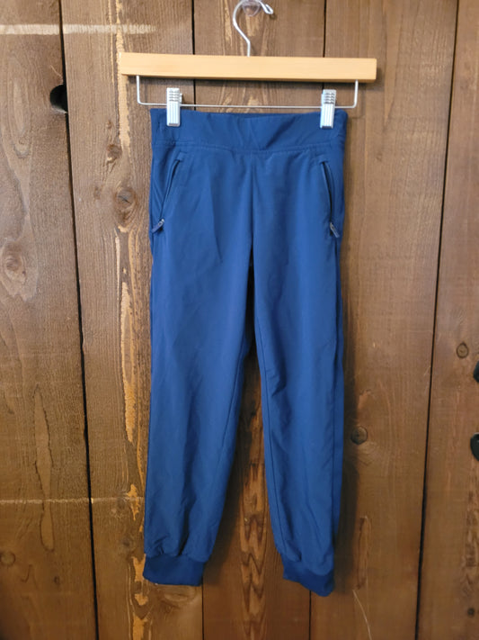 #109 Athleta Girl Navy Blue Lightweight Joggers Girls Size S (7)