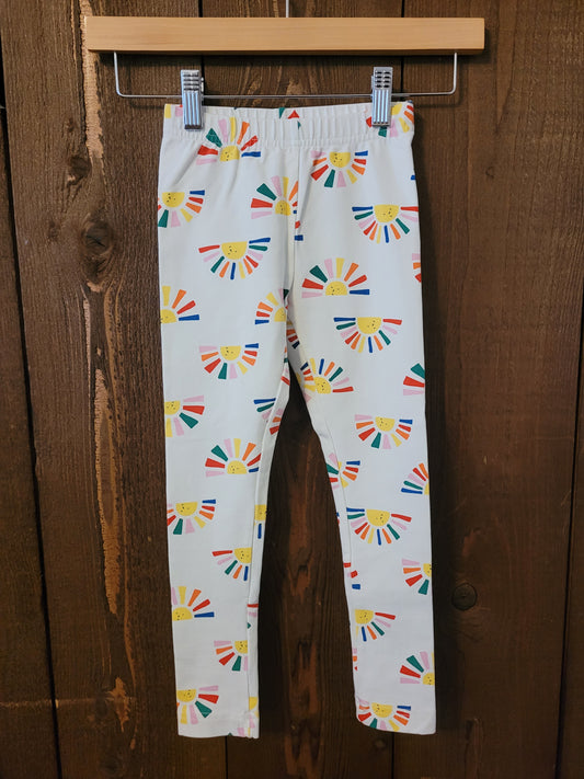 #109 NWOT Hanna Andersson Sunshine Leggings Girls Size 110/5