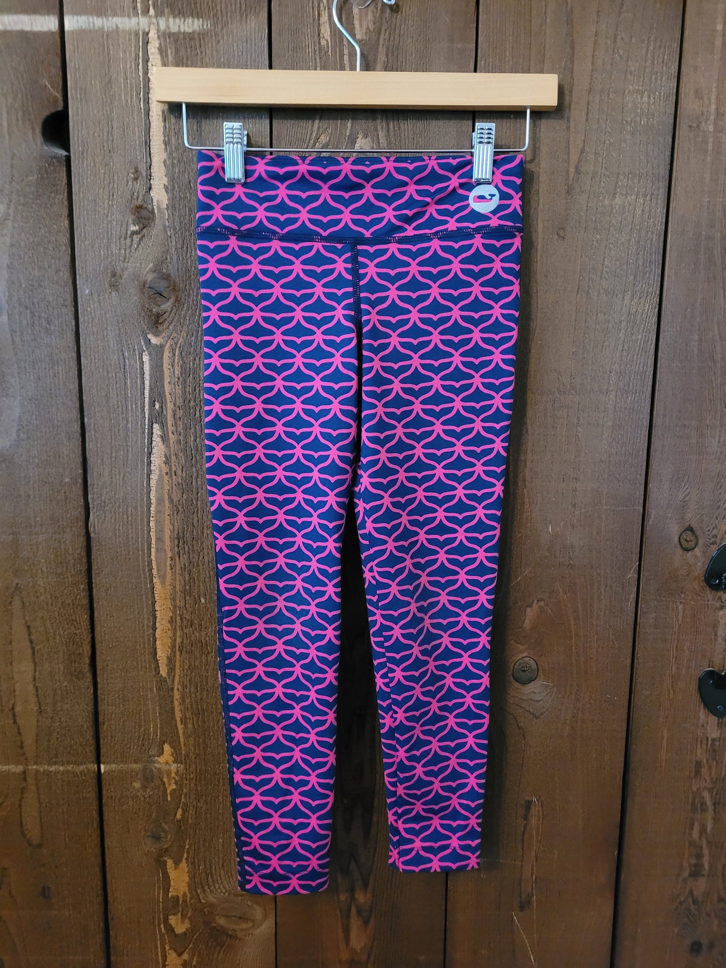 #109 *REDUCED* Vineyard Vines Whale Print Leggings Girls Size S (7-8)