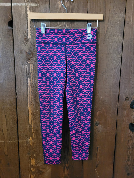 #109 *REDUCED* Vineyard Vines Whale Print Leggings Girls Size S (7-8)