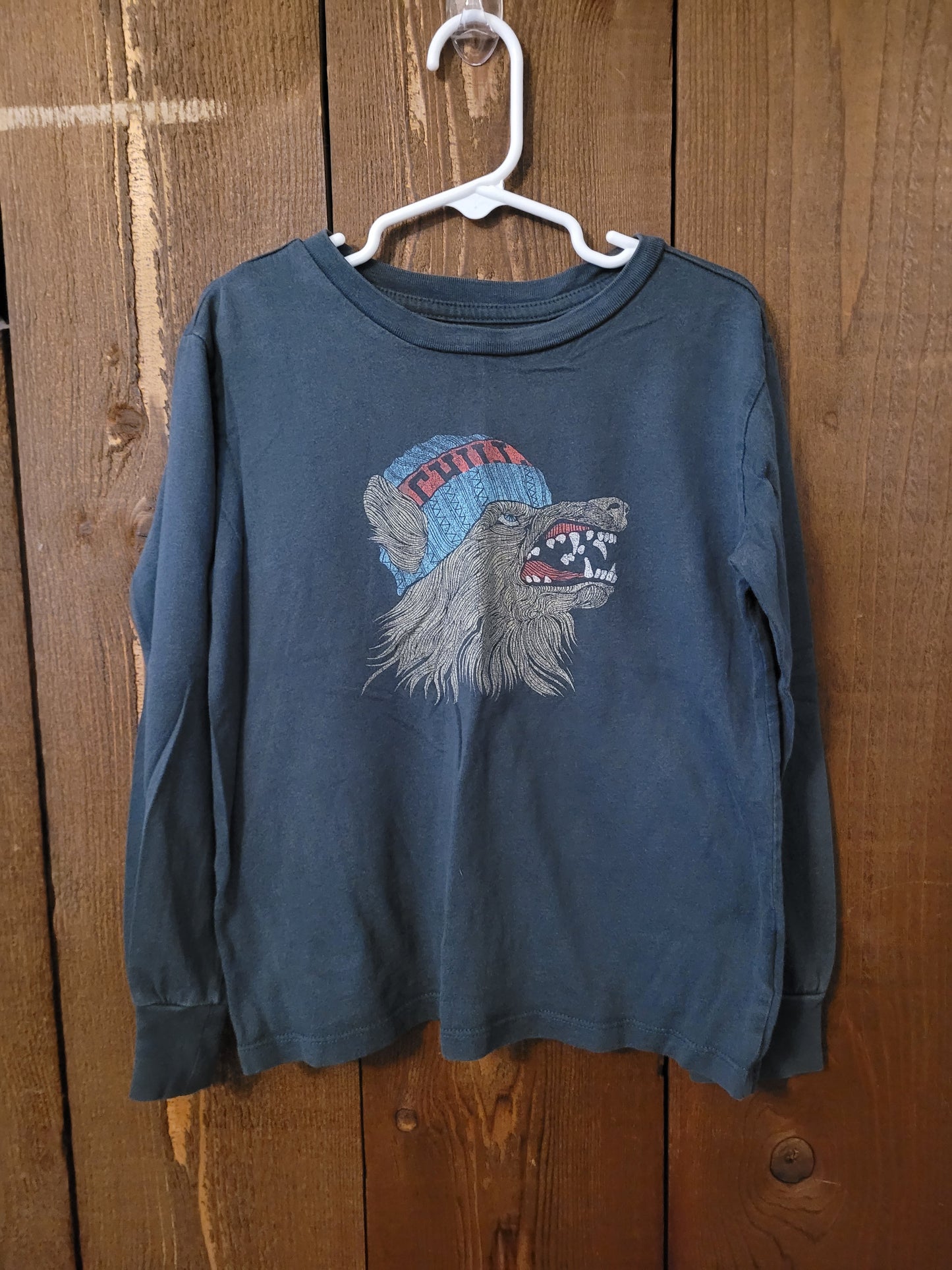 #109 Gap Kids Werewolf Long-Sleeve Top Boys Size S (6-7)