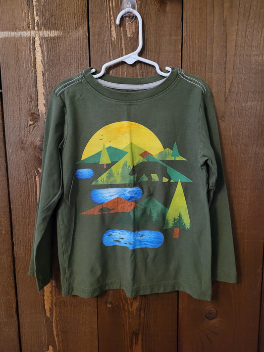 #109 Tea Collection Wilderness Long-Sleeve Top Boys Size 7