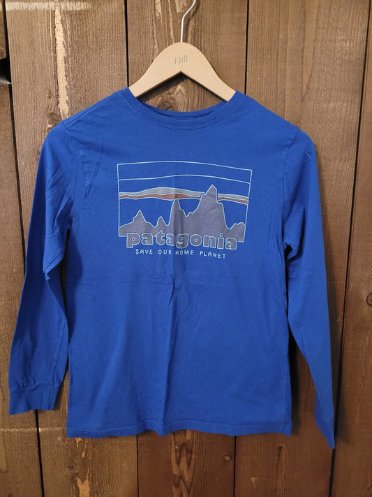 #109 Patagonia Long-Sleeve Top Boys Size L (12)