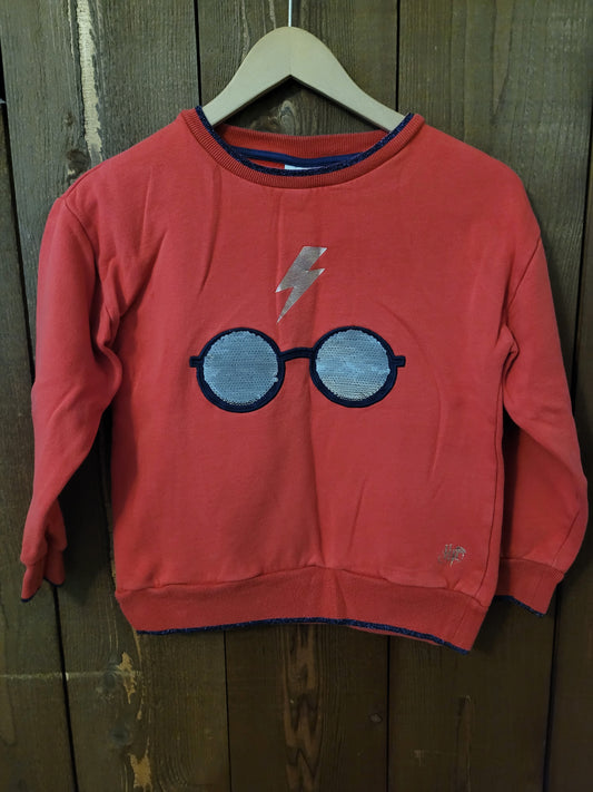 #109 Hanna Andersson x Harry Potter Collab Sequin Sweatshirt Girl's Size 8-9Y