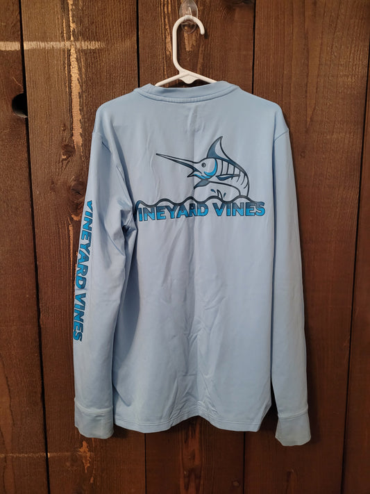 #109 Vineyard Vines Performance Swordfish Top Boys Size S (8-10)