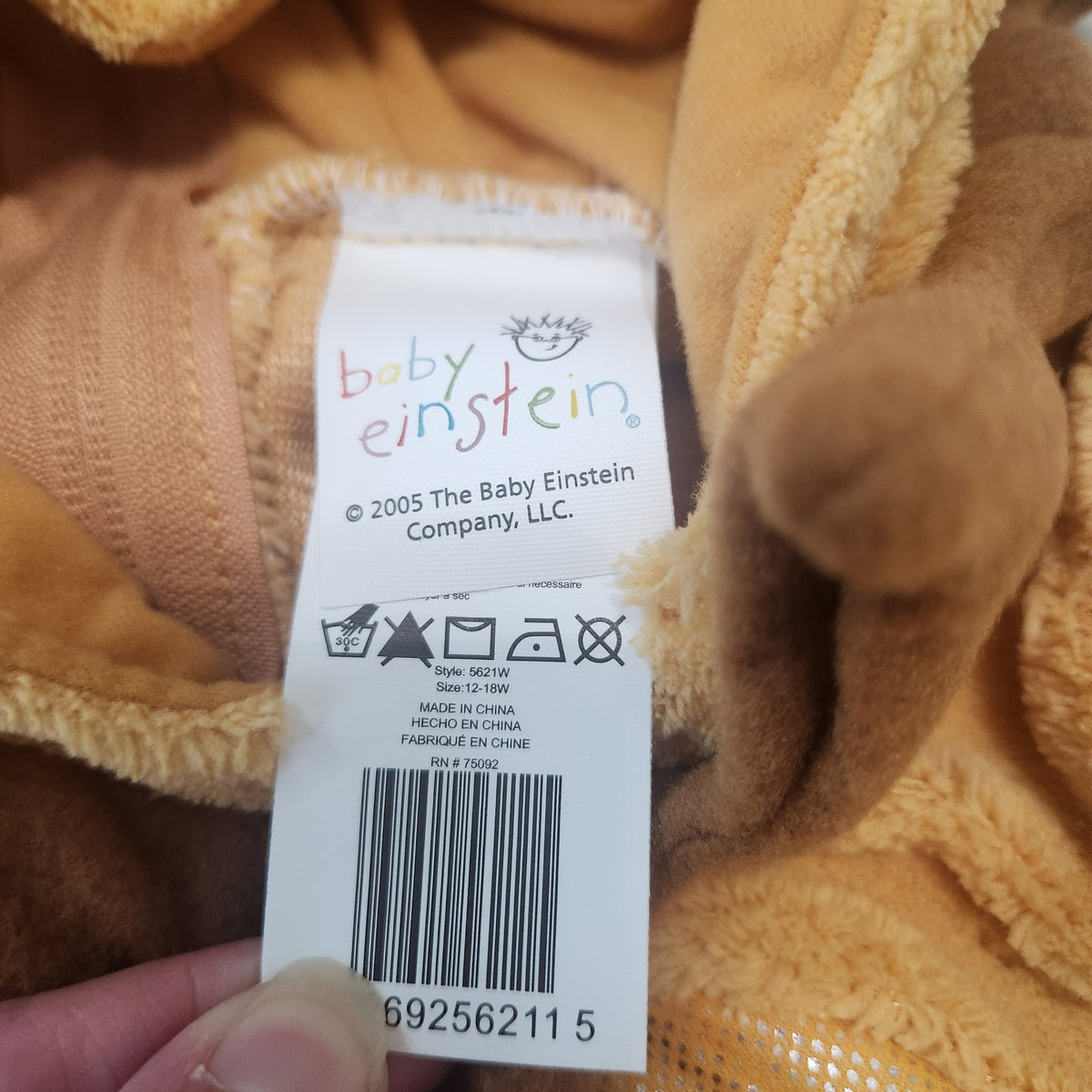 #167 NWT Disguise Baby Einstein Lion 12-18 Months  Costume