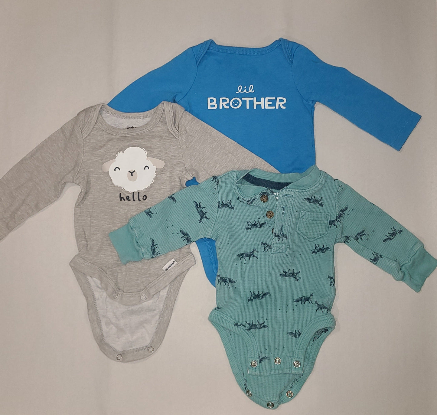 Seller #4 - NB Boys Long Sleeve Bodysuit Bundle