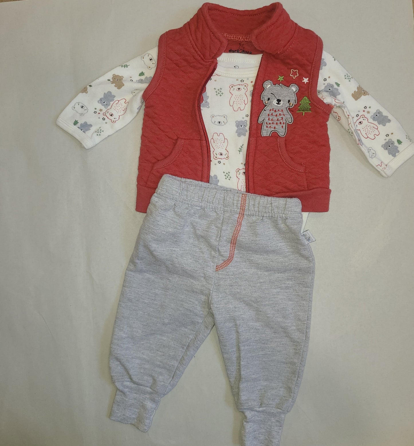Seller #4 - Duck Duck Goose 0-3 month boy outfit