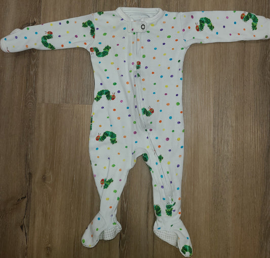 Seller #4 - Lovedbaby 2-Way Zipper 0-3 month The Very Hungry Caterpillar pajamas