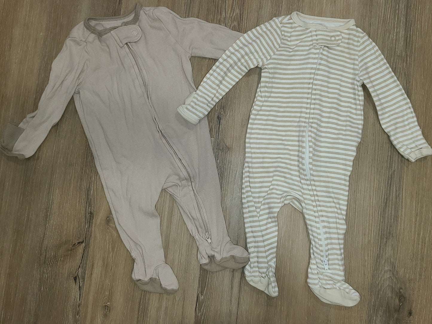 Seller #4 - Cloud Island 0-3 month oatmeal pajama set