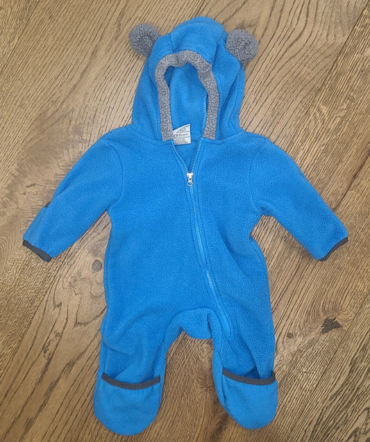 Seller #4 - Cuddle Club 0-3 month boy blue fleece bunting