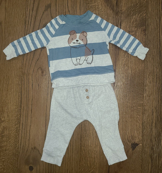 Seller #4 - Carter's 3-6 month boy dog sweatshirt + pant set