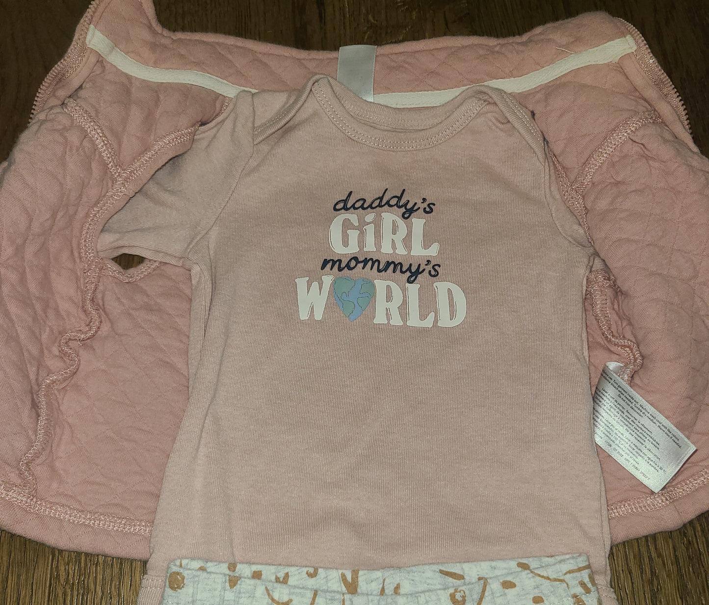 Seller #4 - Carter's 6-9 month girls Vest Outfit
