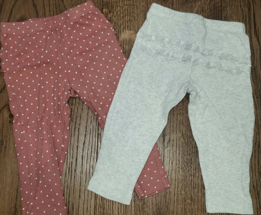 Seller #4 - Carter's 9-12 month girls ruffle butt pant pair