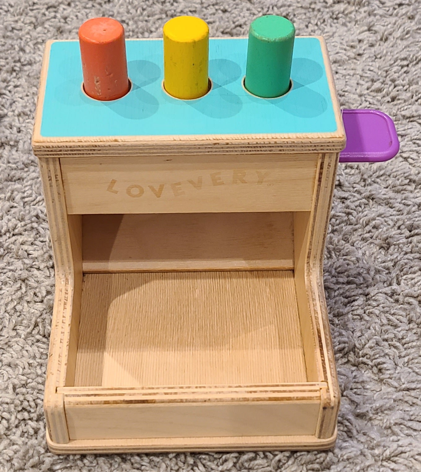 #188 Lovevery Wooden Peg Drop