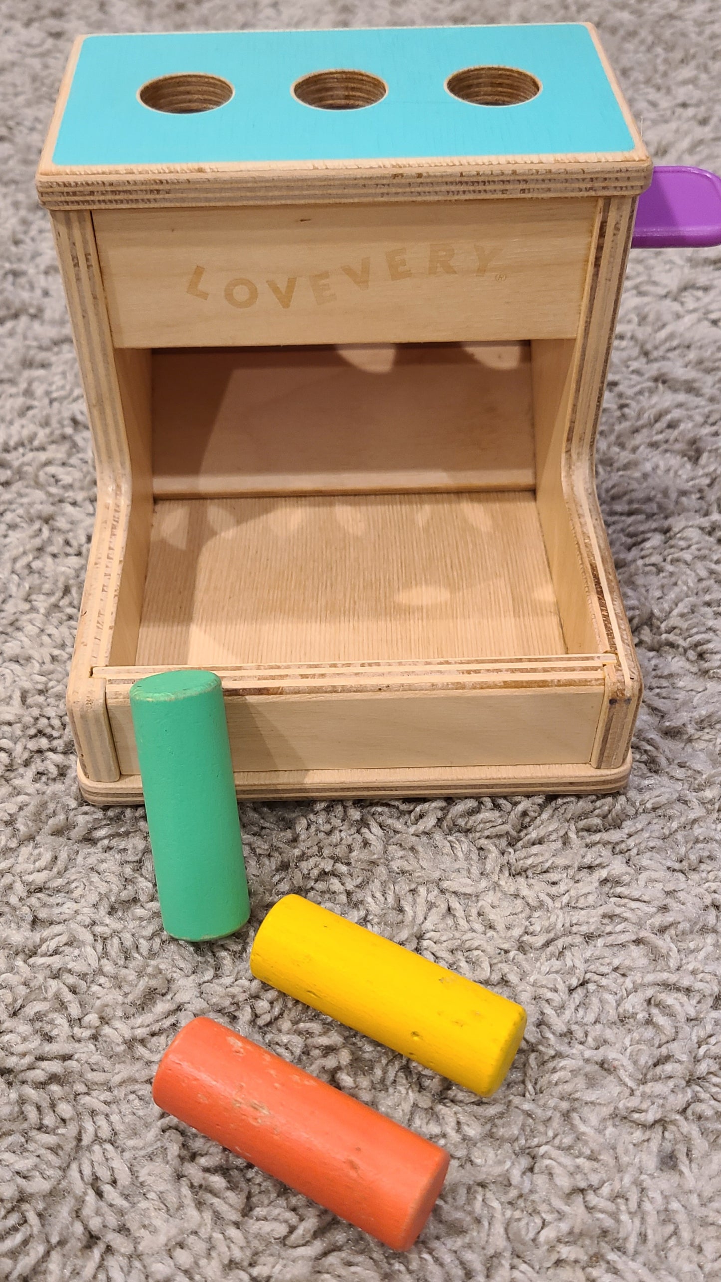 #188 Lovevery Wooden Peg Drop