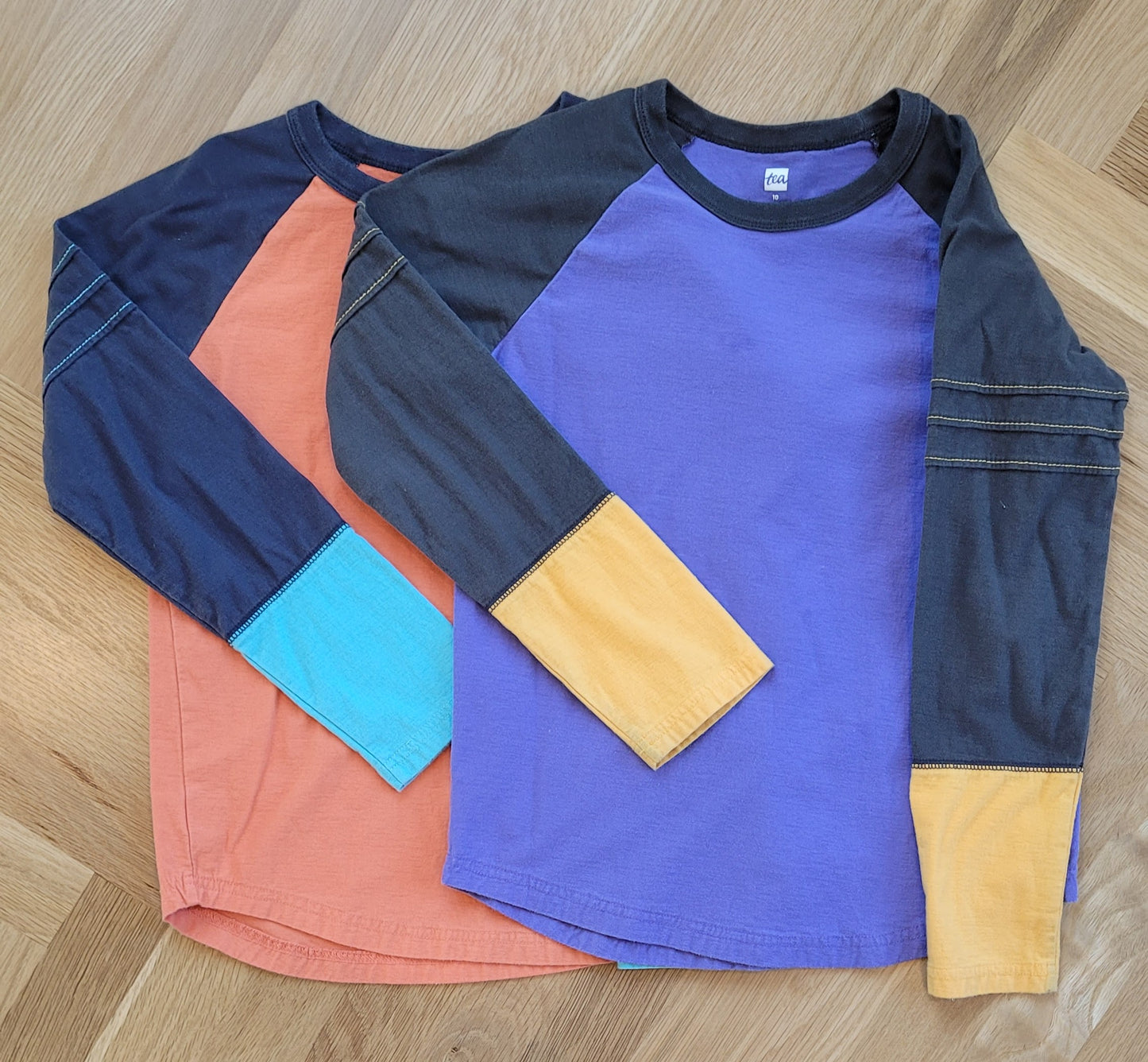 #211 Tea Collection Boys Long Sleeve Top Bundle Size 10