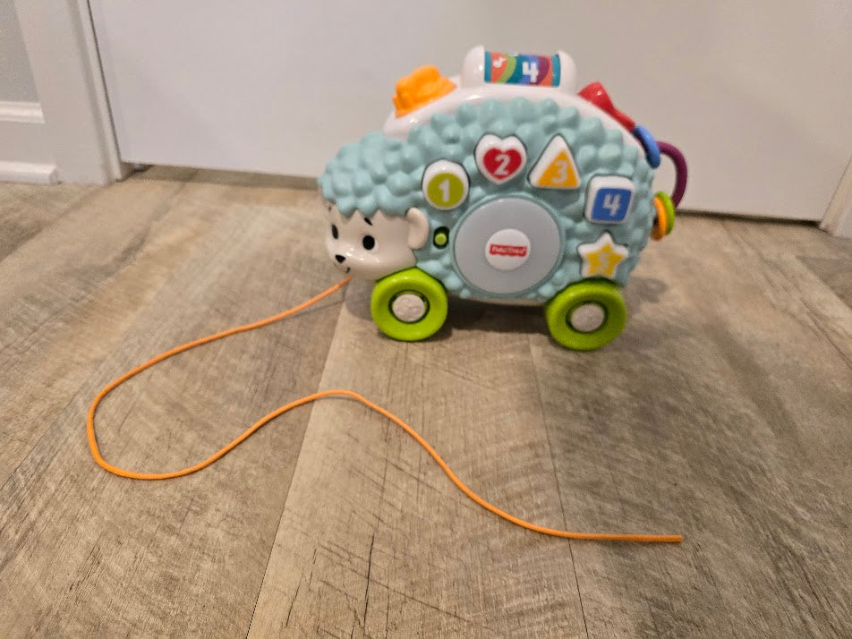 #131 REDUCED Fisher-Price Baby Learning Toy Linkimals Happy Shapes Hedgehog