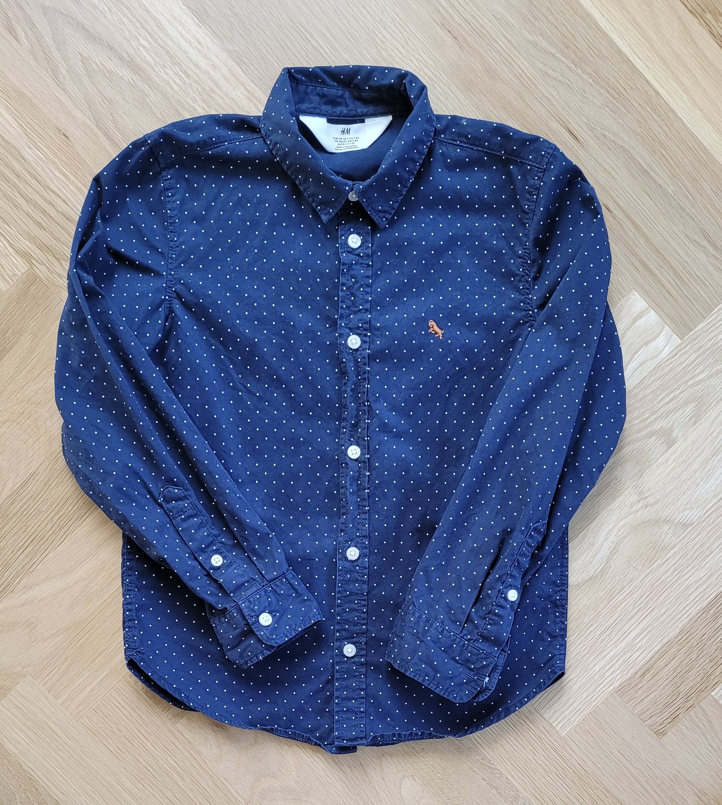 #211 H&M Collared Button Down Top Boys Size 7
