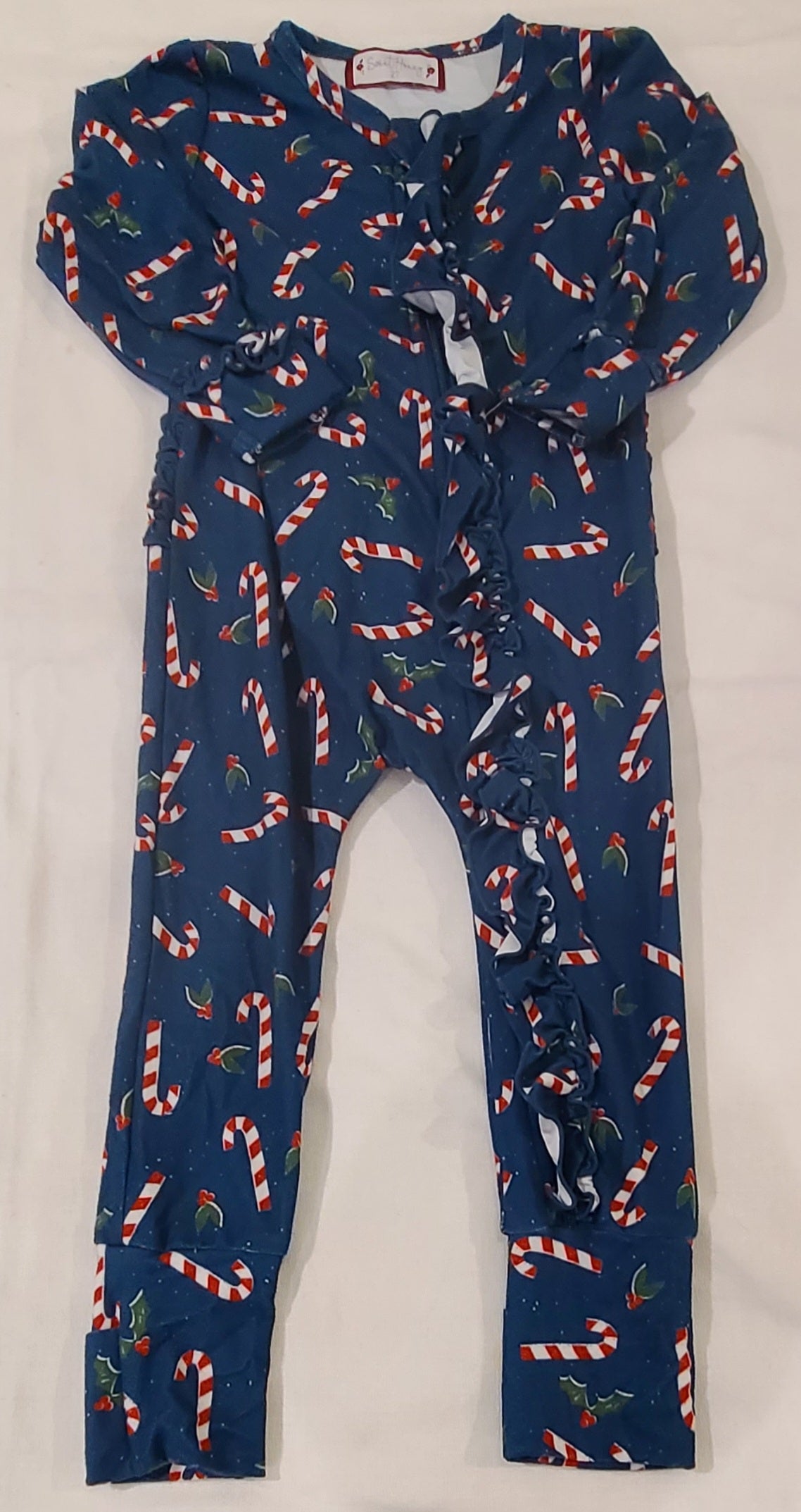 #188 Girls 2T Sweet Honey Candy Cane Layette