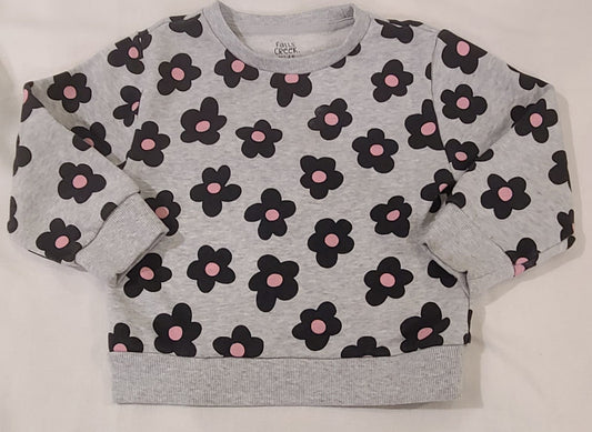 #188 Girls 3T Falls Creek Flower Sweatshirt (1 of 2)