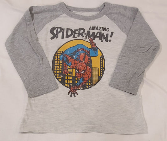 #188 Boys 3T Jumping Beans SpiderMan Baseball Tee (1 of 2)
