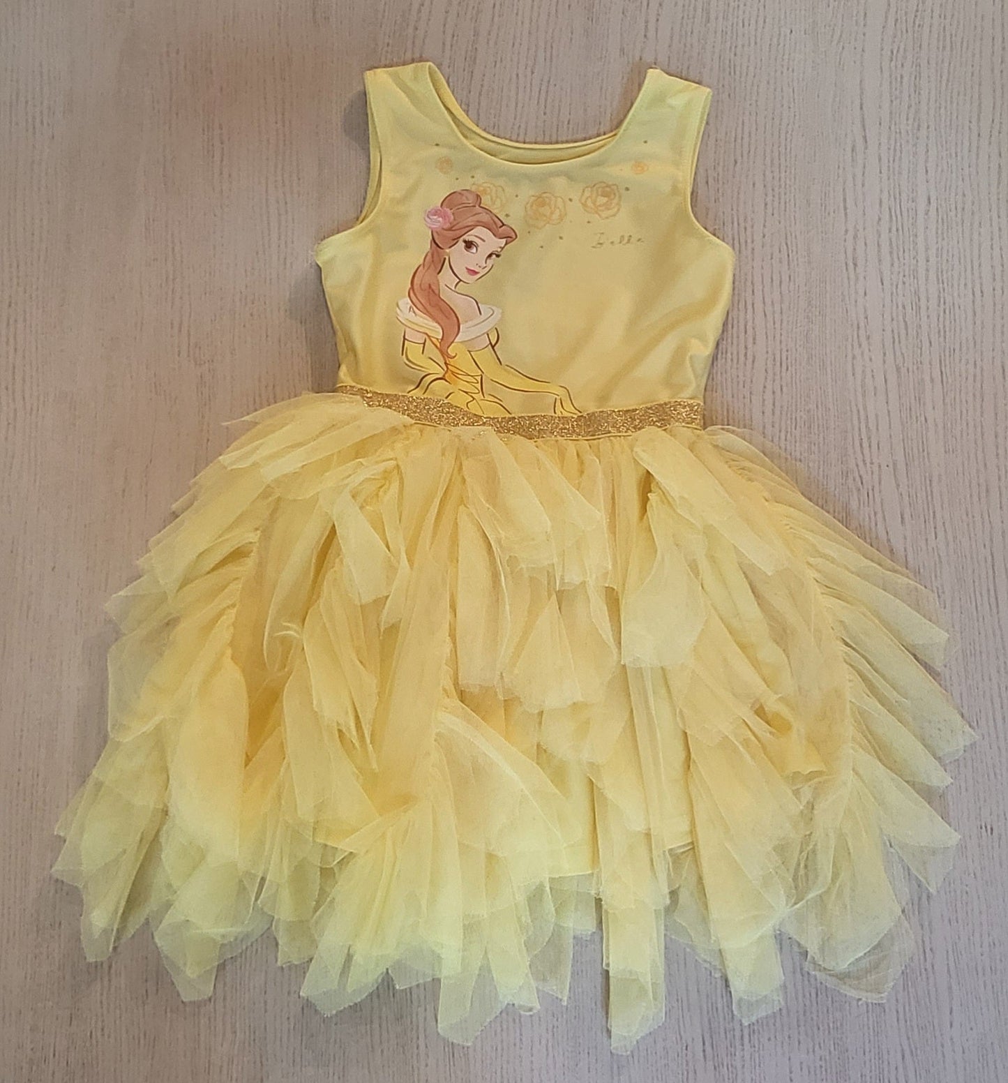 REDUCED: #9---  Girls 3T. Disney Princess Belle Dress
