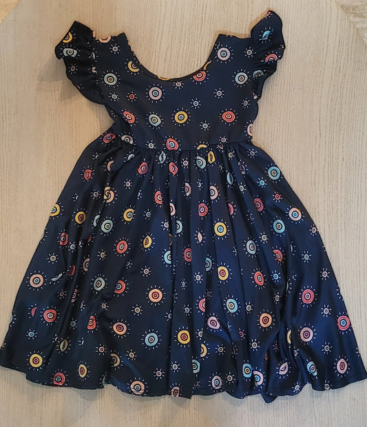 REDUCED: #9--- Girls 3-4. Full Twirl dress perfect for spinning!