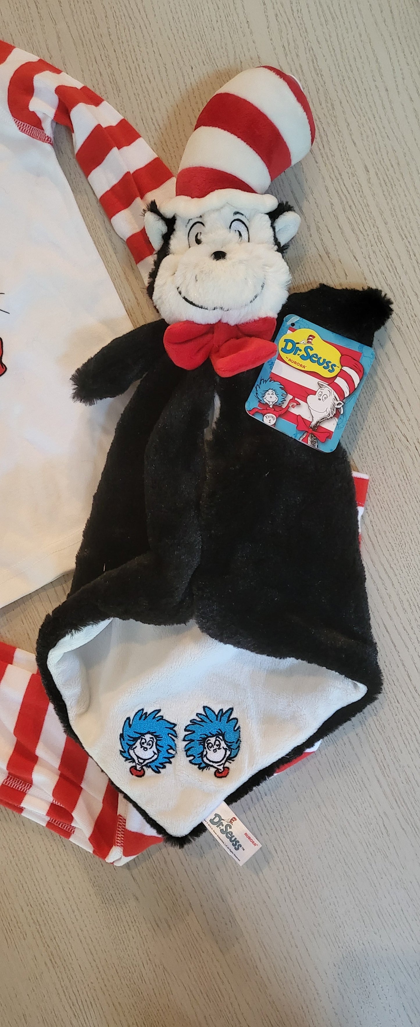 REDUCED: #9---  Boys 3T. Hanna Andersson Cat in the Hat pjs
