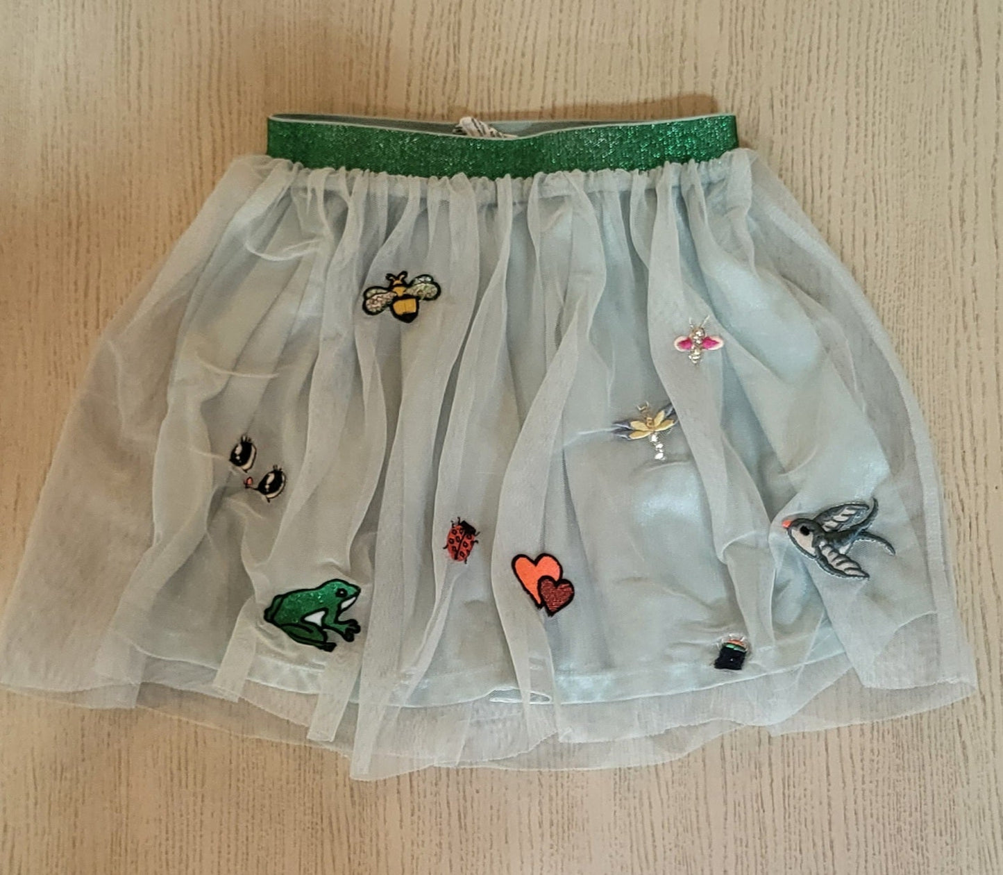 REDUCED: #9--- Girls 3T+. Two shimmery tutu skirts.