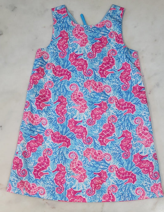 REDUCED: #9--- Girls 5. Tommy Bahama Seahorse dress.