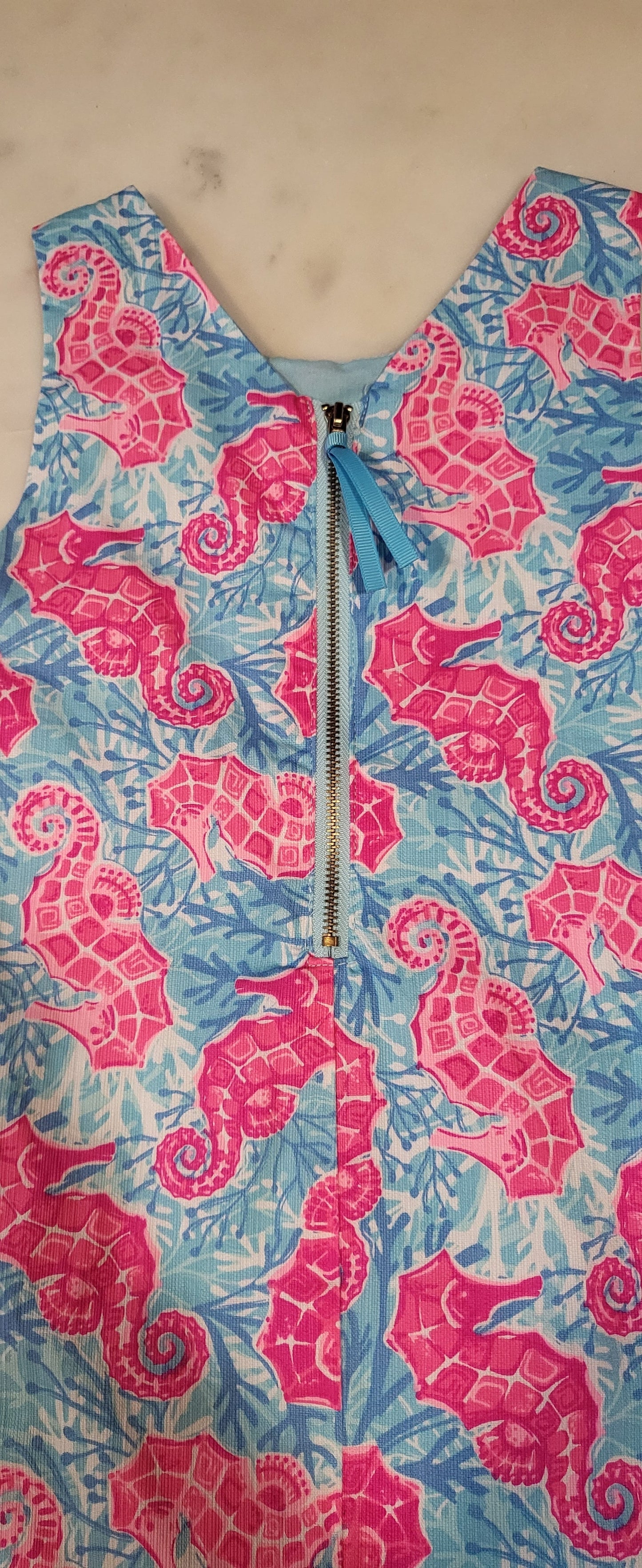 REDUCED: #9--- Girls 5. Tommy Bahama Seahorse dress.
