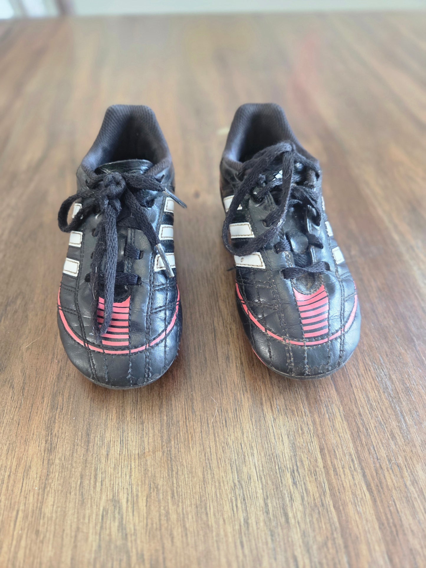 Seller 184 girls black adidas soccer shoes size  11