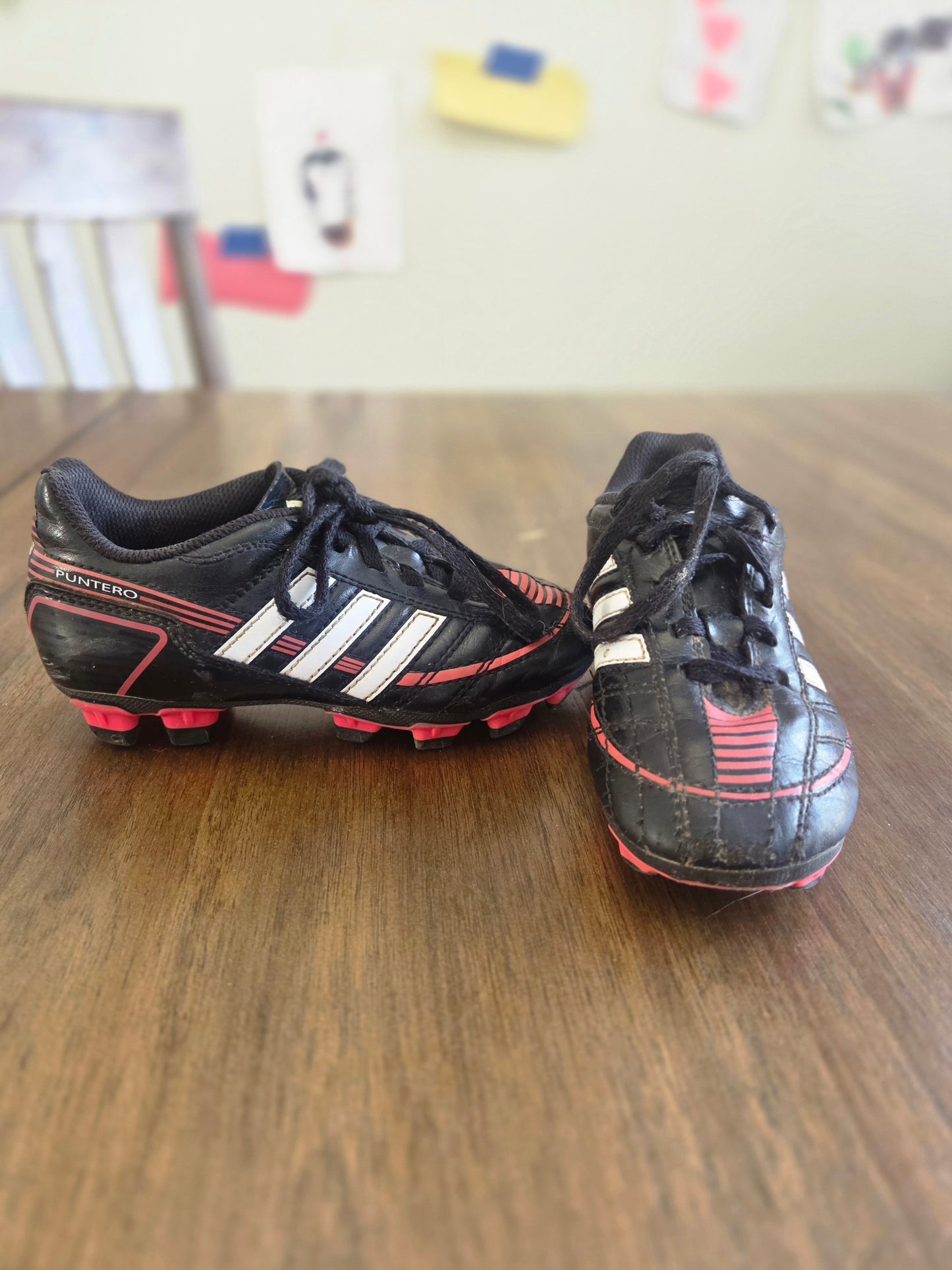 Seller 184 girls black adidas soccer shoes size  11