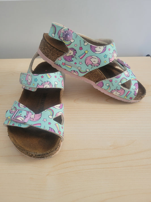 #111 Birkenstock Unicorn Colorado Sandal Girls Size 28 (10)