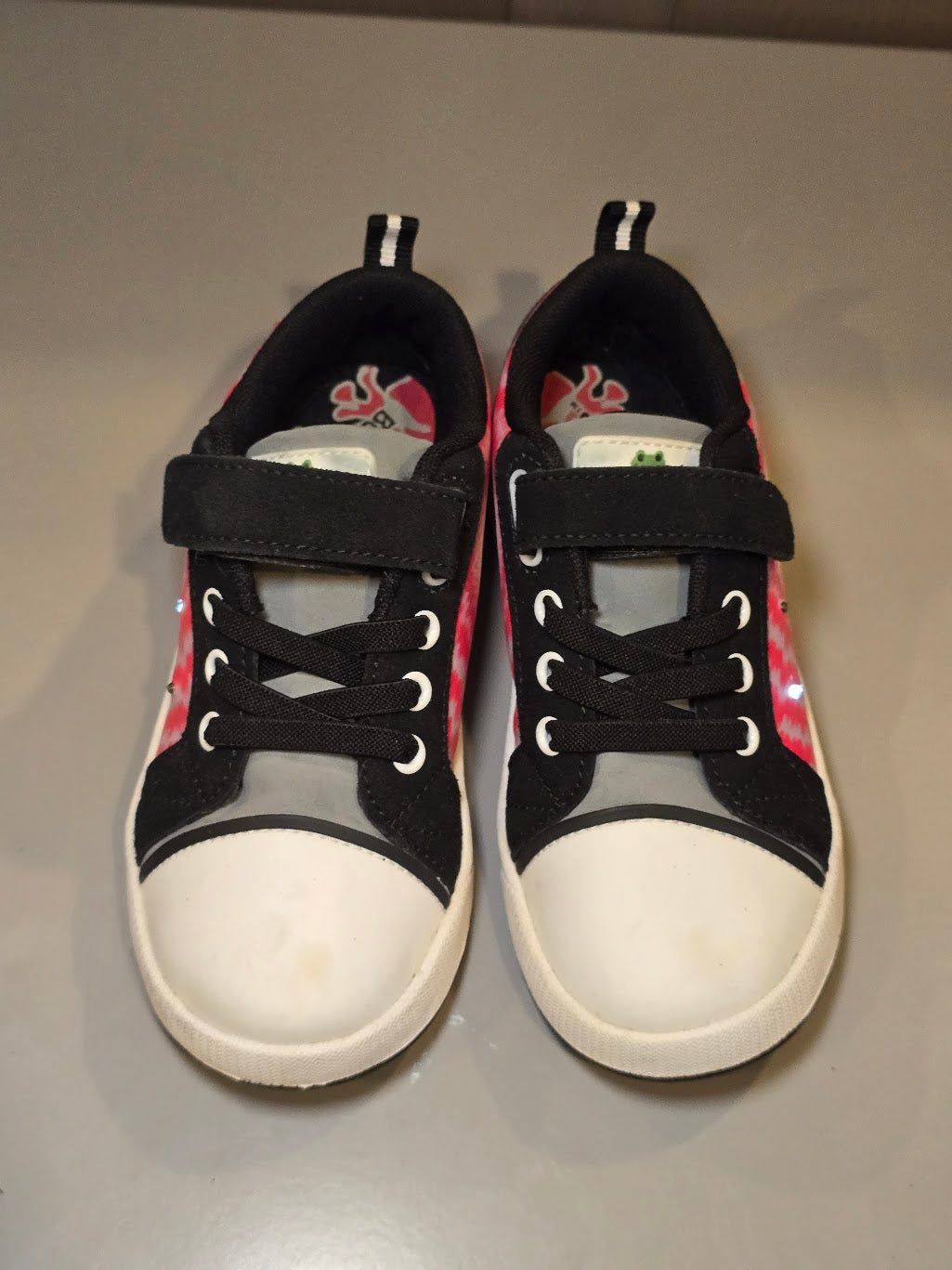 #131 REDUCED Bobbi-Toads OSU light up tennis shoes sz 12